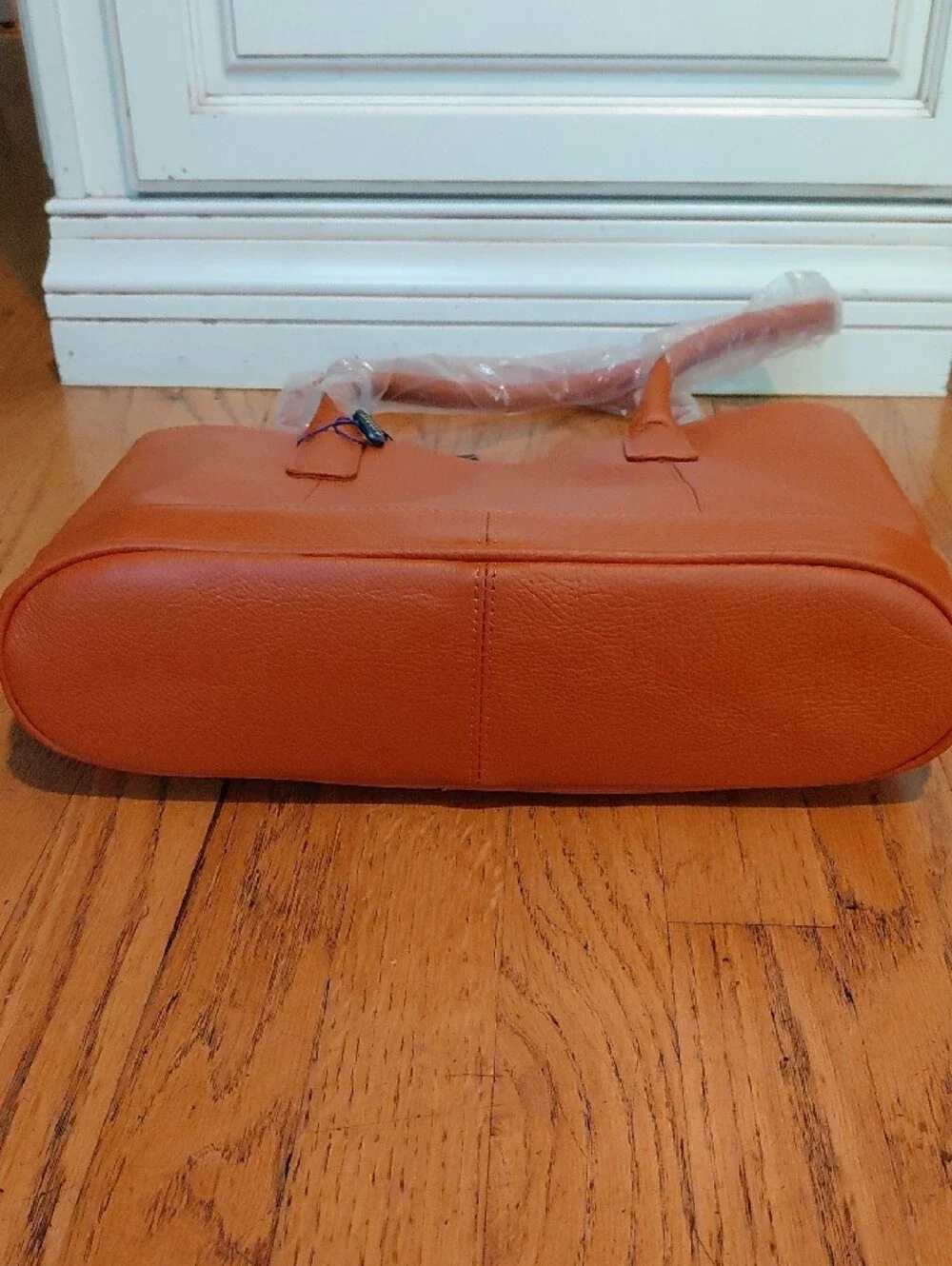 Leather Tote Bag - Classic Women's Handbag